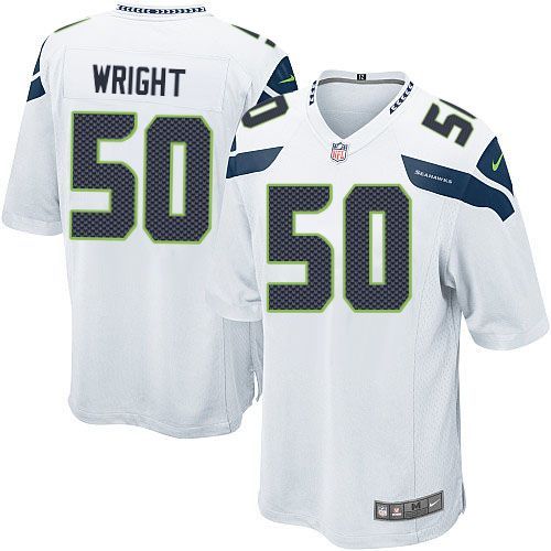 Nike Seahawks #50 K.J. Wright White Youth Stitched NFL Elite Jersey